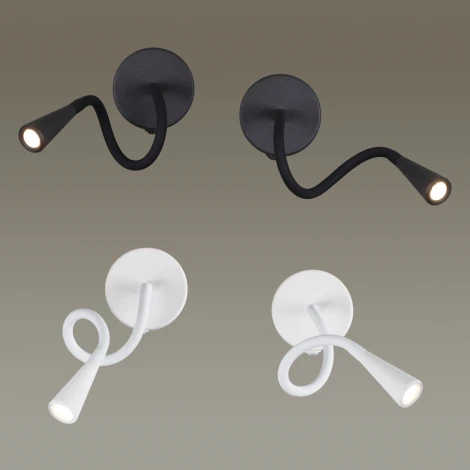 Спот на гибкой ножке для чтения Odeon Light Odds 4254/3WL (LED, 220V, выключатель)