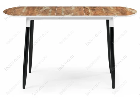 Стол раскладной Гуанг дуб юкон / черный