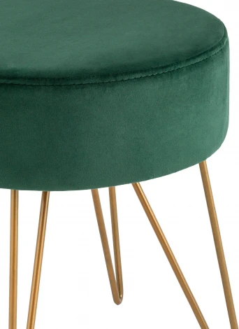 Пуф Спейси велюр зелёный УТ000035910