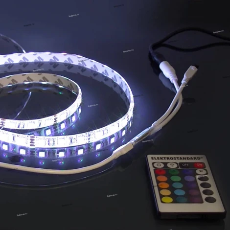 Светодиодная лента Elektrostandard 12V 14,4W 60Led 5050 IP65 RGB, 5м