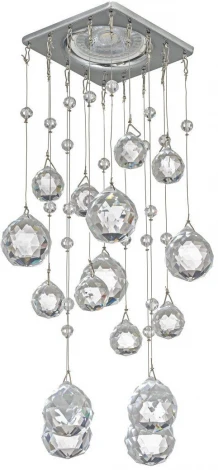 Встраиваемый светильник хрустальный Dio D'Arte Tayo Nickel GU10.5.14.8x8.104 N (220V)