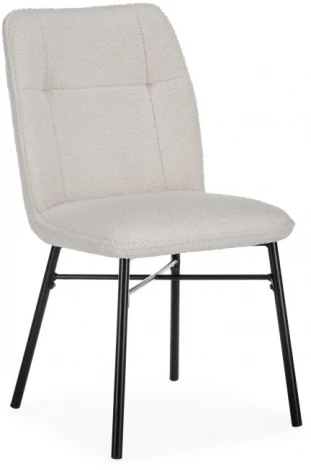 Стул Woodville на металлокаркасе Denis beige / black 15656