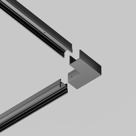 Соединитель угловой для профиля черный Maytoni Elasity IP O-TR001-AC90