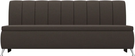 Диван кухонный прямой Кантри (Коричневый/Рогожка) Лига Диванов арт.123746