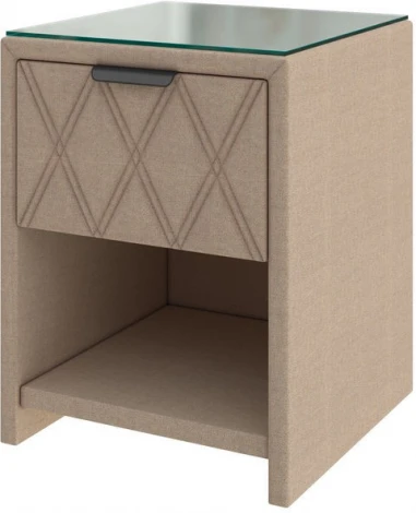 PROxSON Тумба Side (Ткань: Рогожка Savana Camel (бежевый)) 44x45