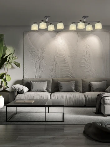 Потолочная люстра на штанге Мелодия Света 000050565