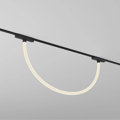 Трековый светильник с гибким неоном магнитный 48V Denkirs Air Ray DK5327-BK (LED)