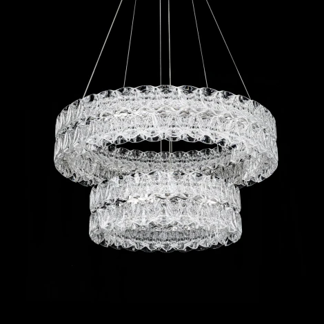 Подвесная люстра светодиодная с пультом с регулировкой цветовой температуры Modelux ML.8185.600.400 CR