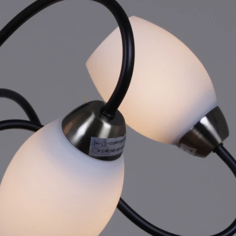 Потолочная люстра на штанге Reluce 01270-0.3-06B BK+AB