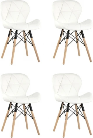 Стул Бон экокожа белый 4 шт. Stool Group (арт.УТ000035731)