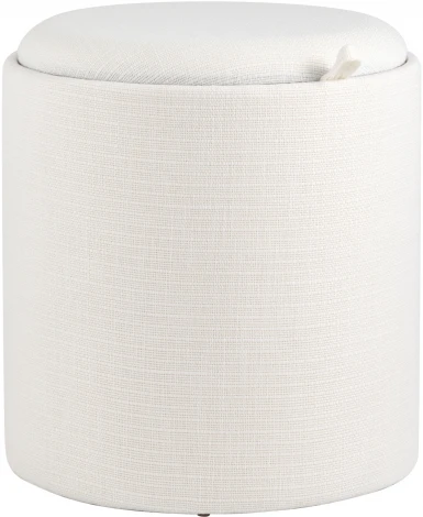 Пуф-столик с ящиком Хюгге S рогожка белый УТ000035340