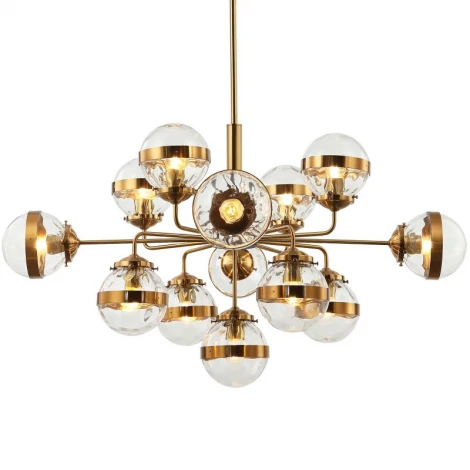 Потолочная люстра на штанге Stilfort Sogno 2134/05/13P (220V, шарики, молекулы)