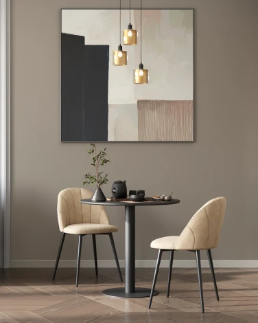 Стул Логан SN велюр бежевый Stool Group УТ000042200