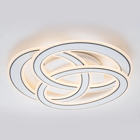 Потолочная люстра с таймером Escada Quant 10243/3 LED*140W White 10243/3LED (220V, пульт управления)