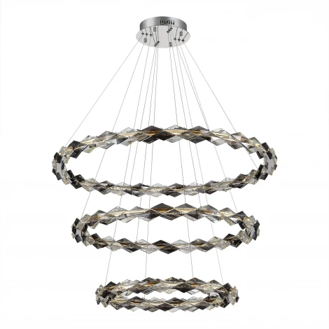 Подвесной светильник ST Luce Diamanta SL6009.103.03 Золотистый/Прозрачно-Дымчатый LED 1*75W 3000K (220V, на тросе)