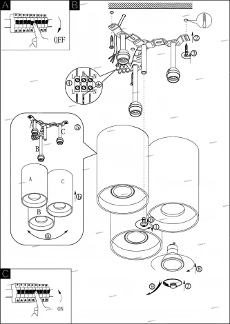 Потолочный светильник Eglo Lasana 94634