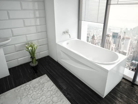 Акриловая ванна Акватек Афродита 170 см, слив слева