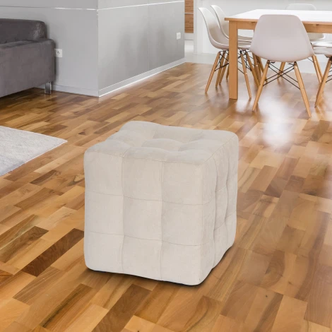 Пуф Dreambag Лотос Светло-Бежевый Велюр 13365