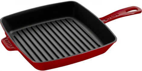 Сковорода-гриль квадратная, 26 см, вишня 12122606 Staub