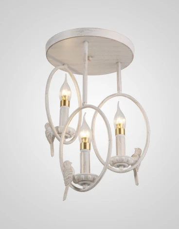 Потолочная люстра Мелодия Света PS1N SL7837 WT+GD 000067881