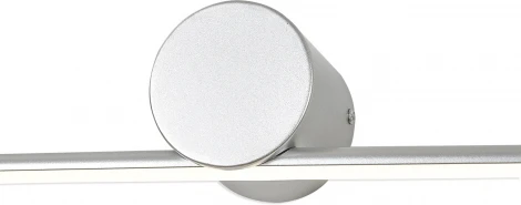 Настенный светодиодный светильник Escada Line 9Вт, металл/силикон, серебро (220V)