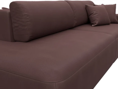 Диван прямой Лига-036 НПБ Модерн подлокотник справа Лига Диванов (Замша) арт.127719