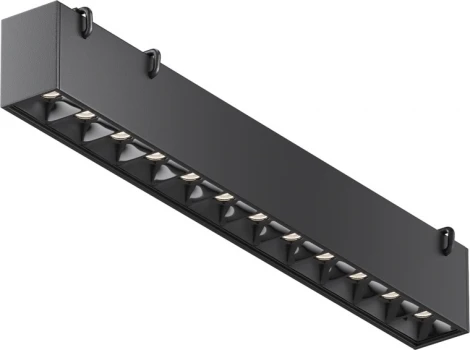 Трековый светильник ременной Downlight Maytoni Points Parity TR128B-12W4K-M-B 4000K 12Вт черный (48V)