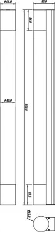 Настенный светильник линейный IP44 светодиодный для зеркала Deko-Light Aquarii 687091