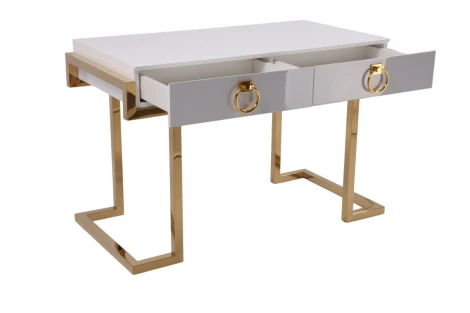 Стол-консоль IST-CASA Атлас МС9002-120W, 120х60х78 см, белый глянцевый