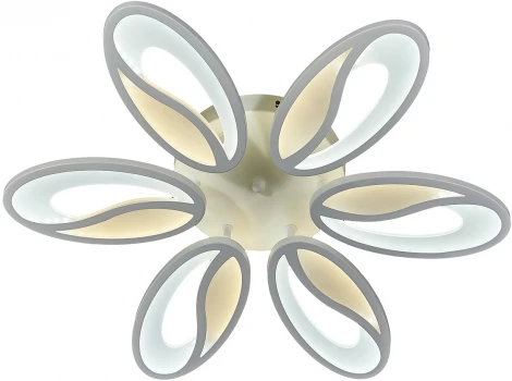 Потолочная люстра Escada Grain 10222/6LED 93W (регулировка яркости, 220V, цветы)