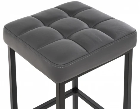 Барный стул Woodville Лофт (Металл, Искусственная кожа/Черный) арт.614944