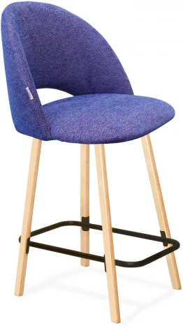 Стул полубарный SHT-ST34/S94-1 синий мираж/прозр. лак/черный муар Sheffilton 2488745601