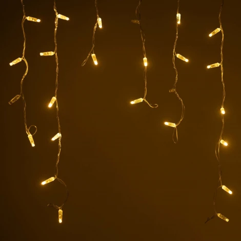 Светодиодная гирлянда Ardecoled ARD-EDGE-CLASSIC-2400x600-CLEAR-88LED-FLASH Warm/Warm (230V, 6W) (IP65)