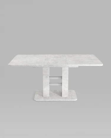 Стол раскладной 120-160*80 бетон/алюминий Stool Group Elephant УТ000034854