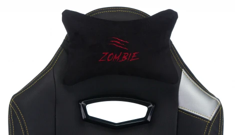 Кресло игровое Zombie HERO JOKER черный/фиолетовый эко.кожа с подголов. крестовина пластик