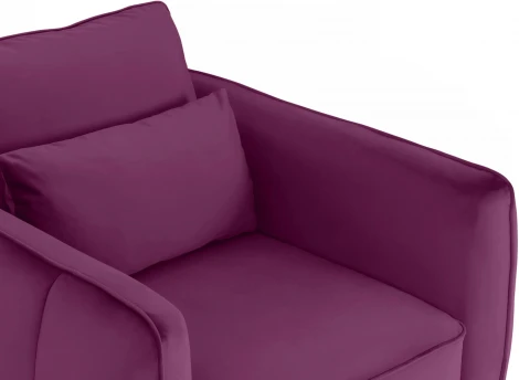 Кресло Amsterdam ОГОГО (арт.342710), (Ткань/Фиолетовый)