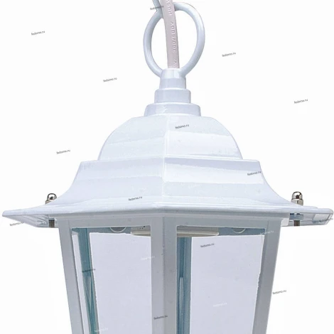 Подвес уличный Horoz Erguvan, 1 плафон, белый с прозрачным