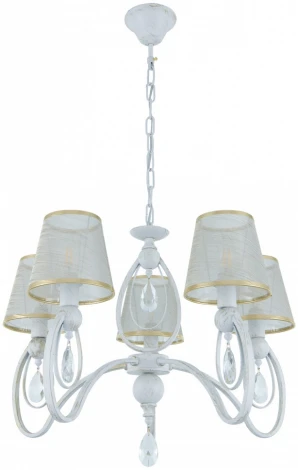 Подвесная люстра Arte Milano AM347203 347203/5 WT+G (220V, подвески, на цепи)