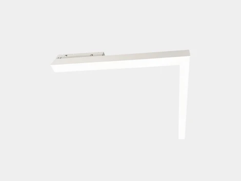 Трековый светильник магнитный, светодиодный, угловой, белый, 24Вт, 48V IP20, 3000К Lumker SY-LINK SY-LINK-AN-WH-24-WW