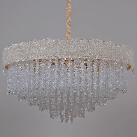 Подвесная люстра хрустальная Reluce 02098-0.4-800 MX GD