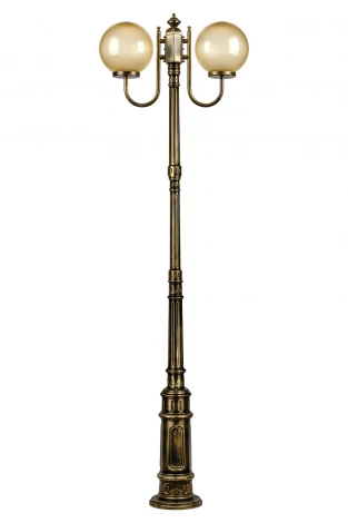 Наземный фонарь Oasis Light Globo Prism gold 88210PGA 10 Е7 Gb (220V, шар, IP44)