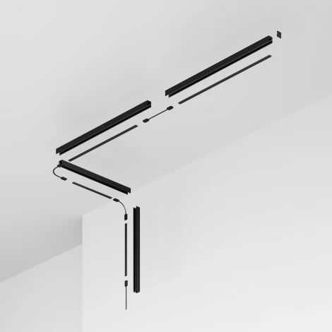 Уличный профиль 3м накладной черный Maytoni Elasity IP O-TR002OH-P-B3M