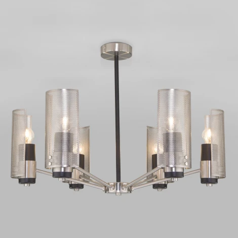 Потолочная люстра на штанге Eurosvet Grino 70139/6 никель (220V)