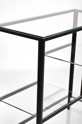 Консольный стол AllConsoles 1013-CB clear черный муар