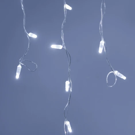 Светодиодная гирлянда ARD-EDGE-CLASSIC-2400x600-CLEAR-88LED-MILK-FLASH White (230V, 6W) (IP65)