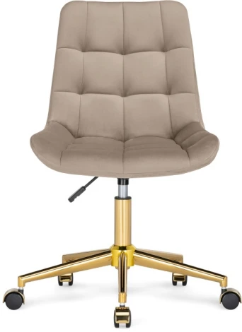 Компьютерное кресло Woodville Честер бежевый (california 102) / золото 533178