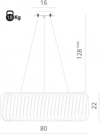Подвесная люстра Divinare Megan 7568/02 LM-12 (220V, на тросе, круглые)