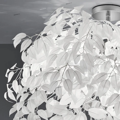 Потолочная люстра Lussole Lgo Idaho LSP-0199 (220V, листья, ветки, IP21)