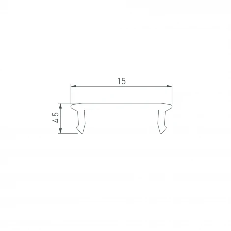 Экран SL-W15-S-3000 OPAL (Arlight, Пластик) 066485