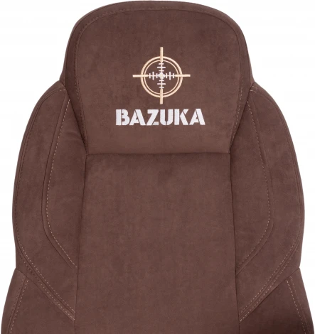 Компьютерное кресло игровое Tetchair BAZUKA (Флок/Коричневый)